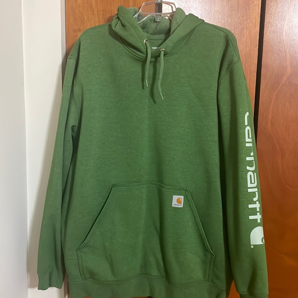 Mens Loose Fit, Green Carhartt Hoodie